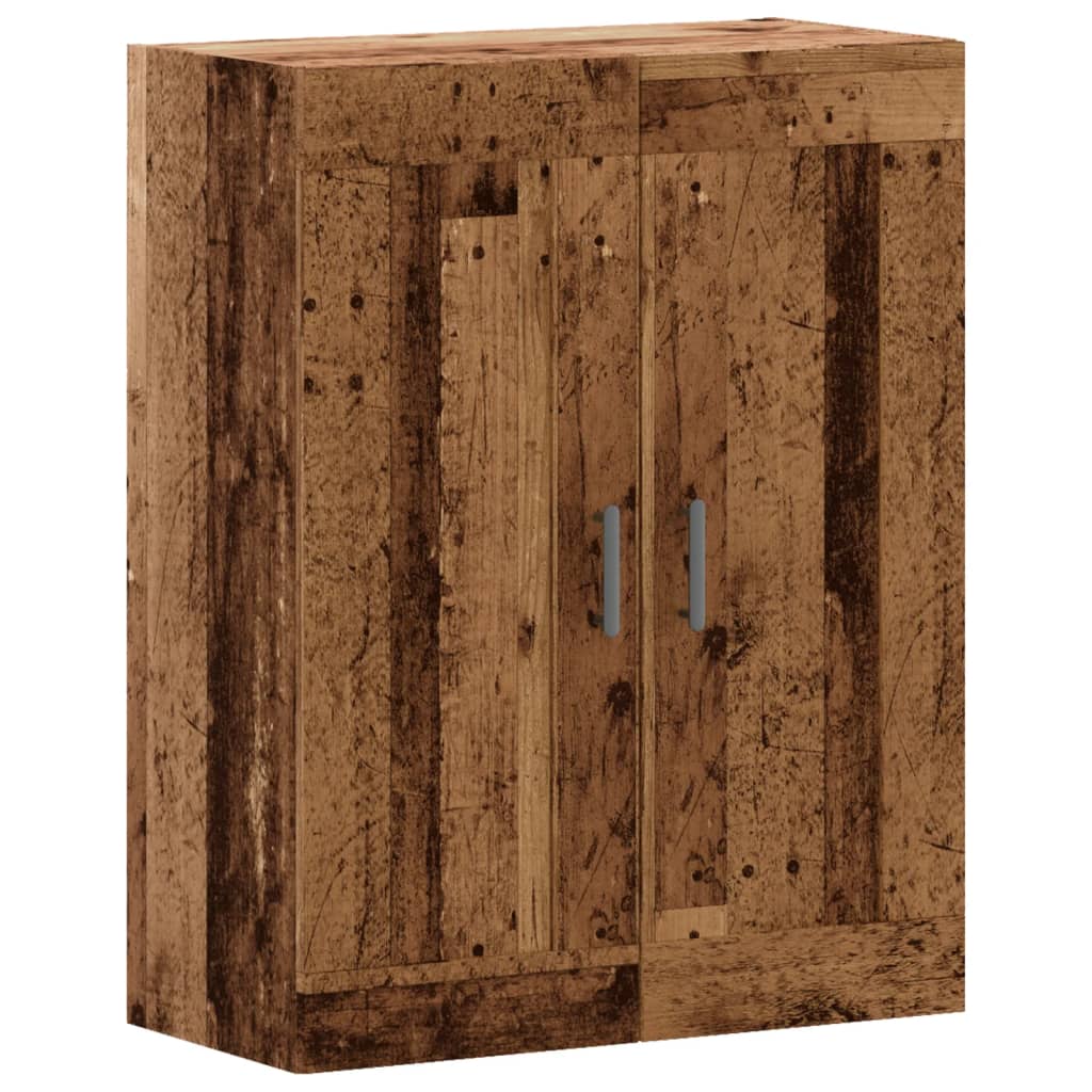 Wall Mounted Cabinet Old Wood 69.5x34x90 cm Engineered Wood