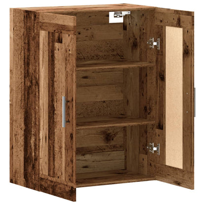 Wall Mounted Cabinet Old Wood 69.5x34x90 cm Engineered Wood