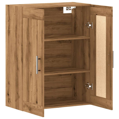 Wall Mounted Cabinet Artisian Oak 69.5x34x90 cm Engineered Wood