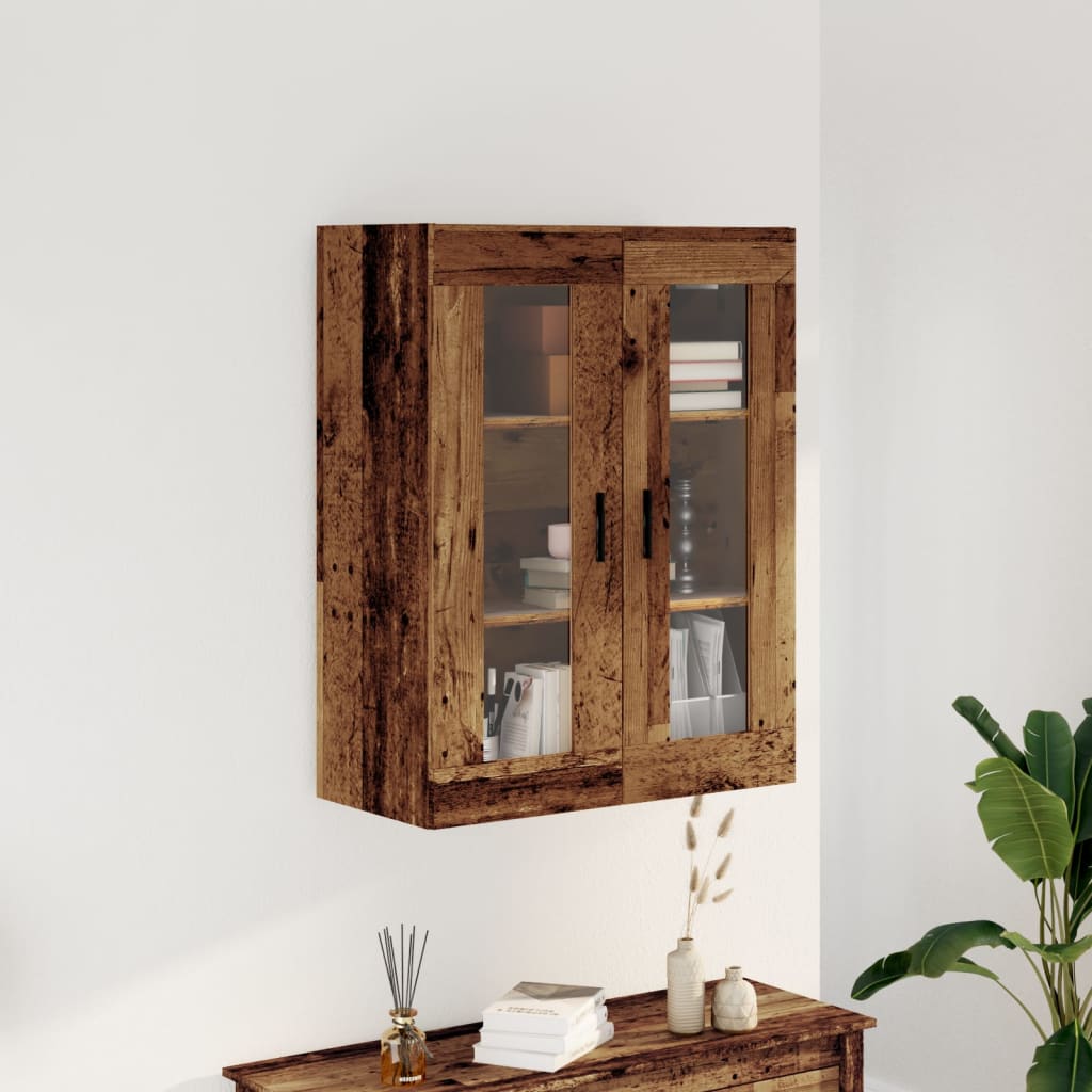 Wall Mounted Cabinet Old Wood 69.5x34x90 cm