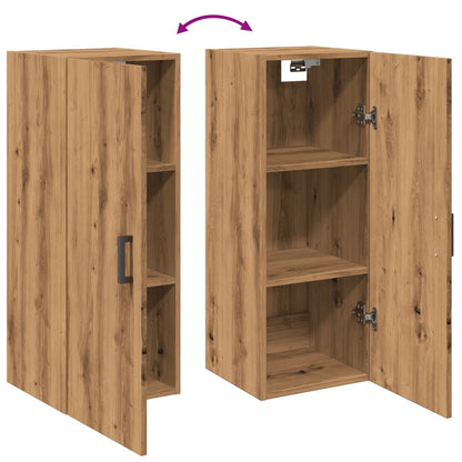 Wall Mounted Cabinet Artisian Oak 34.5x34x90 cm Engineered Wood