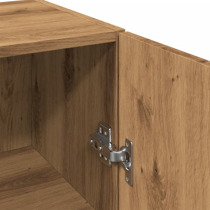 Wall Mounted Cabinet Artisian Oak 34.5x34x90 cm Engineered Wood