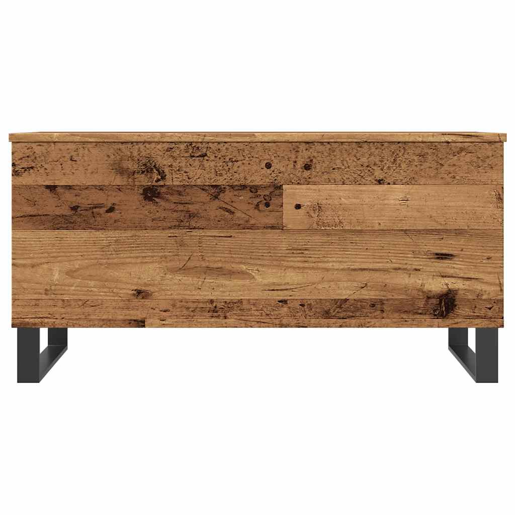 Coffee Table Old Wood 90x44.5x45 cm Engineered Wood