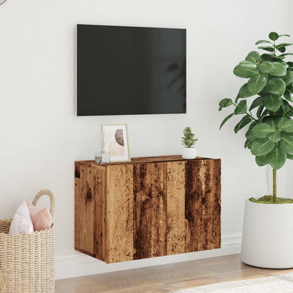 TV Cabinet Wall-mounted Old Wood 60x30x41 cm