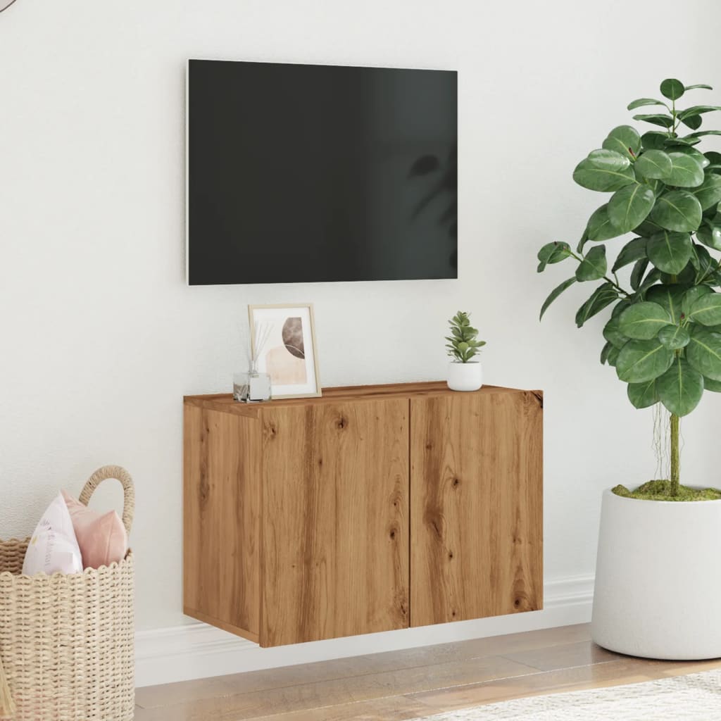 TV Cabinet Wall-mounted Artisian Oak 60x30x41 cm