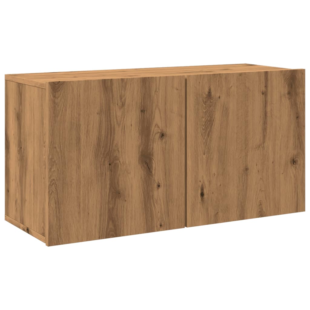 TV Cabinet Wall-mounted Artisian Oak 80x30x41 cm