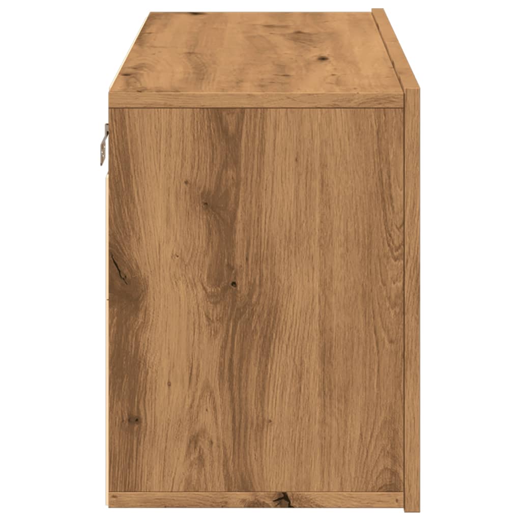 TV Cabinet Wall-mounted Artisian Oak 80x30x41 cm