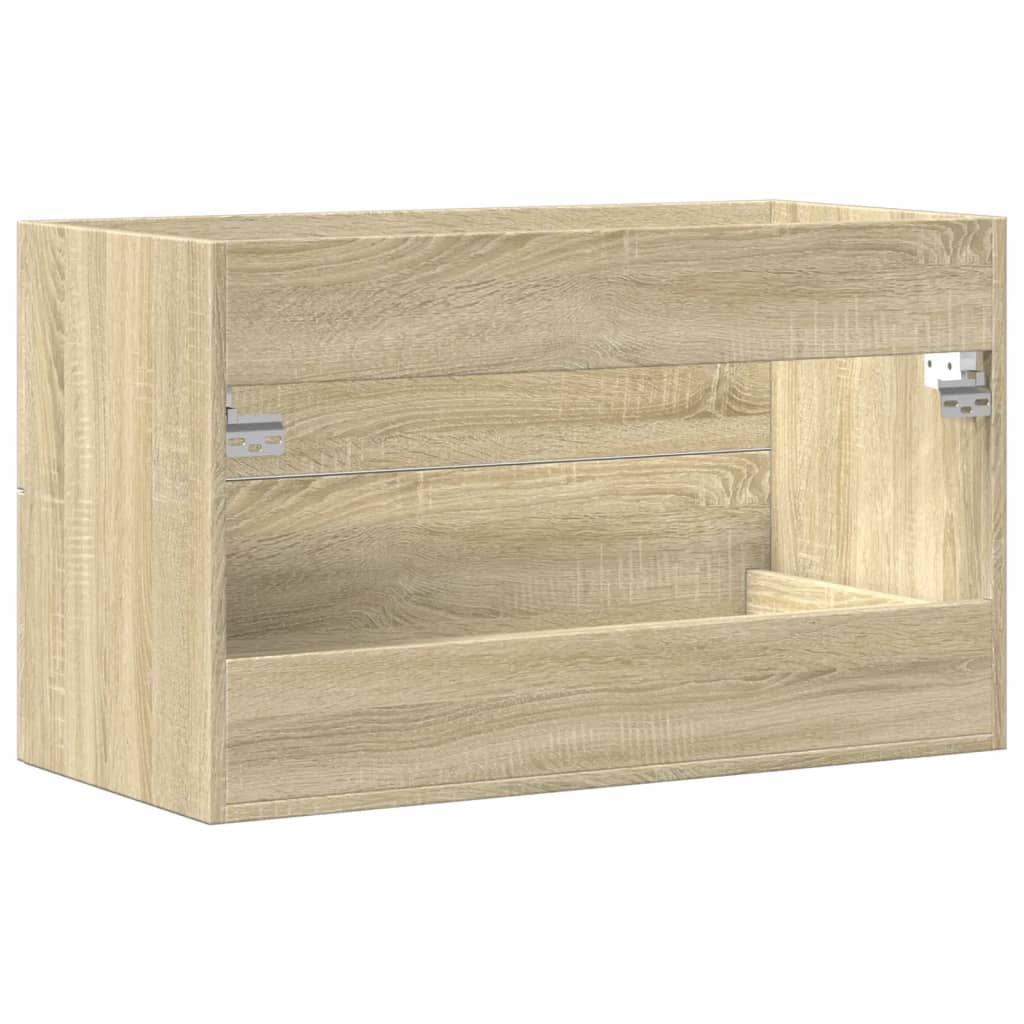 Sink Cabinet Old Wood 80x38.5x48 cm Engineered Wood