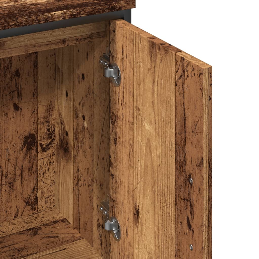 Sink Cabinet Old Wood 60x30x60 cm Engineered Wood