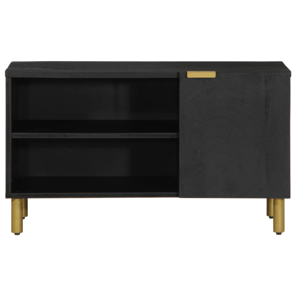 TV Cabinet Black 80x33x46 cm Engineered Wood