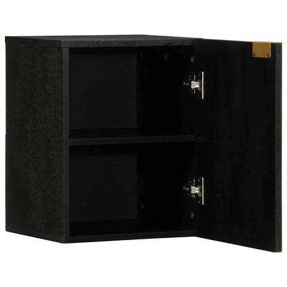 Bathroom Hanging Cabinet Black 38x33x48 cm Engineered Wood