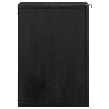 Bathroom Hanging Cabinet Black 38x33x48 cm Engineered Wood