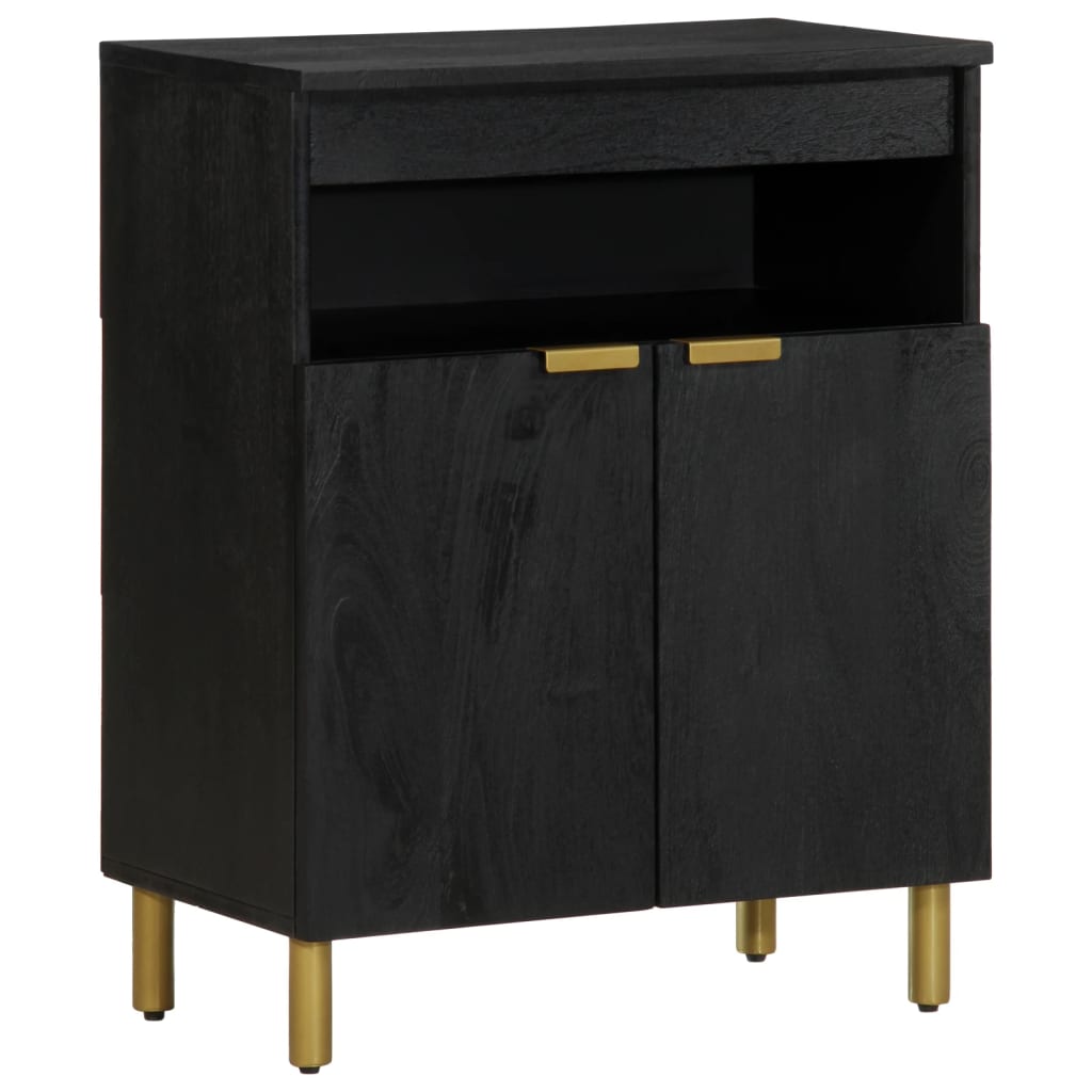 Sideboard Black 60x33x75 cm Engineered Wood