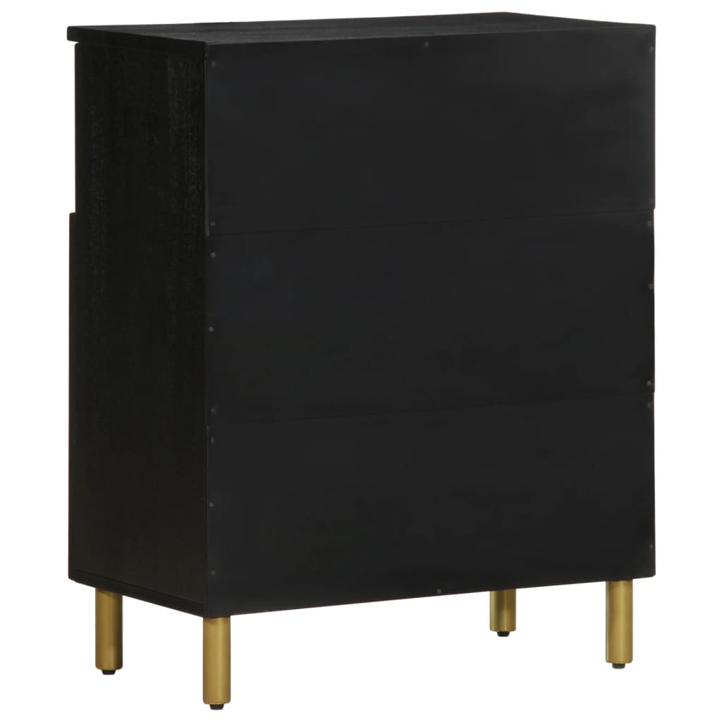 Sideboard Black 60x33x75 cm Engineered Wood