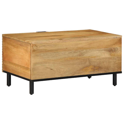 Coffee Table Brown 80x50x40 cm Solid Wood Mango