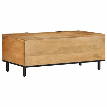 Coffee Table Brown 100x54x40 cm Solid Wood Mango