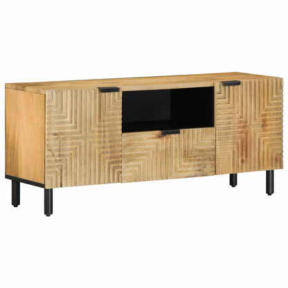 TV Cabinet Brown 105x33x46 cm Solid Wood Mango