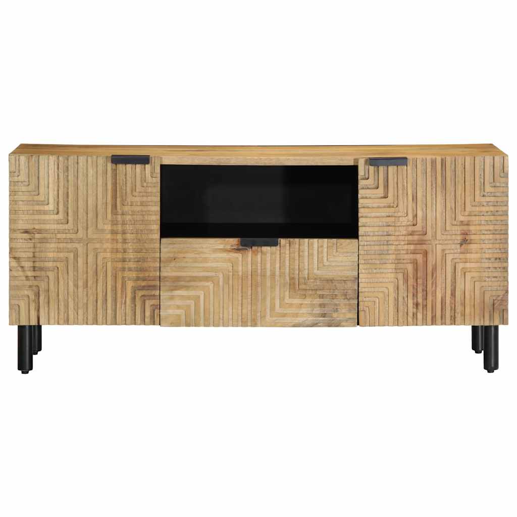 TV Cabinet Brown 105x33x46 cm Solid Wood Mango