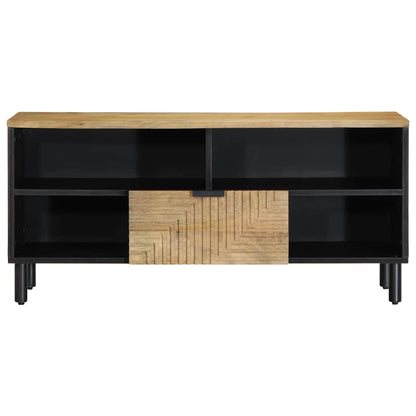 TV Cabinet Brown 100x33x46 cm Solid Wood Mango