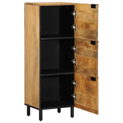 Highboard Brown 40x33x110 cm Solid Wood Mango