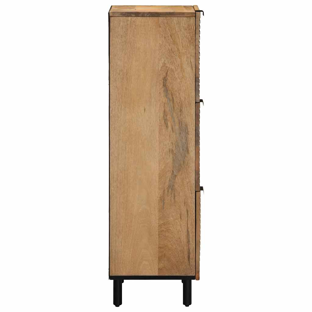 Highboard Brown 40x33x110 cm Solid Wood Mango