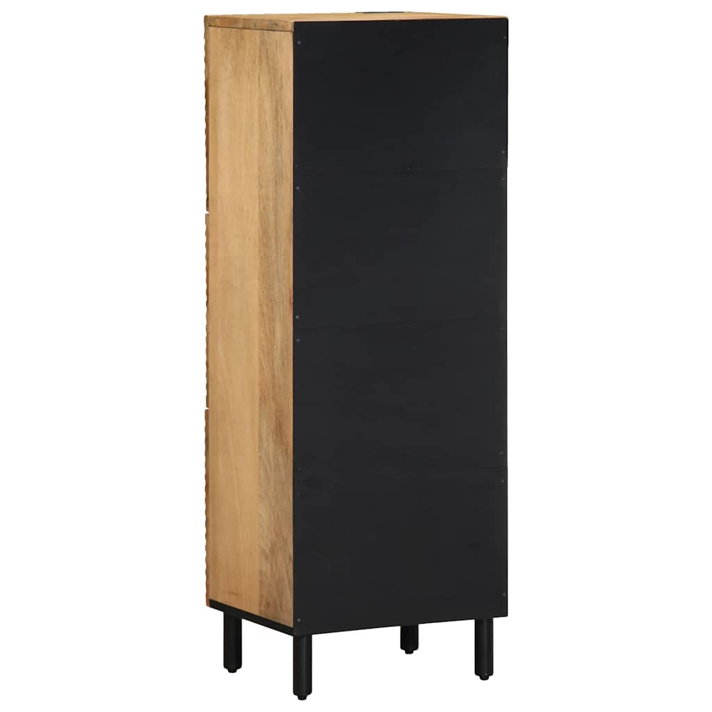 Highboard Brown 40x33x110 cm Solid Wood Mango