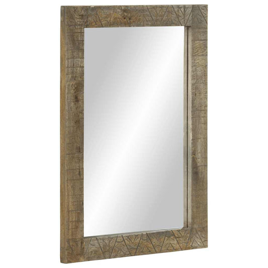 Bathroom Mirror 50x2.5x70 cm Solid Wood Mango