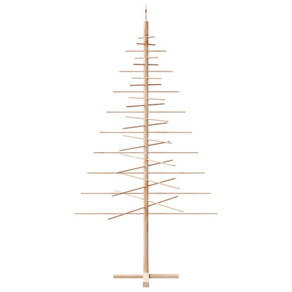 Wooden Christmas Tree for Decoration 210 cm Solid Wood Pine