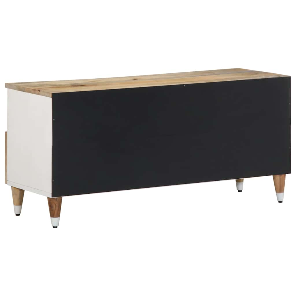 TV Cabinet 100x33.5x46 cm Solid Wood Mango