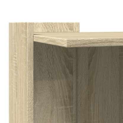 Cat Litter Box Enclosure Sonoma Oak 42x42x51 cm Engineered Wood