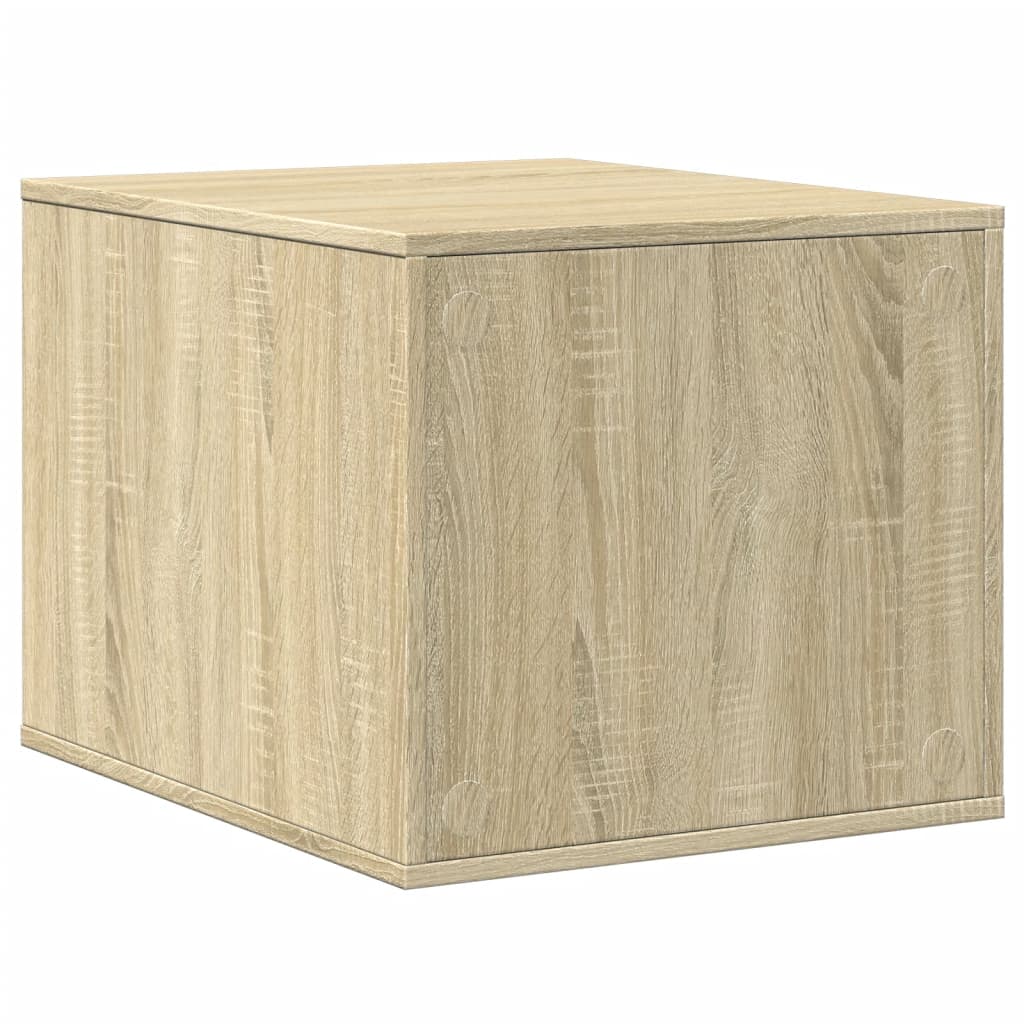 Cat Litter Box Enclosure Sonoma Oak 47x59x42 cm Engineered Wood