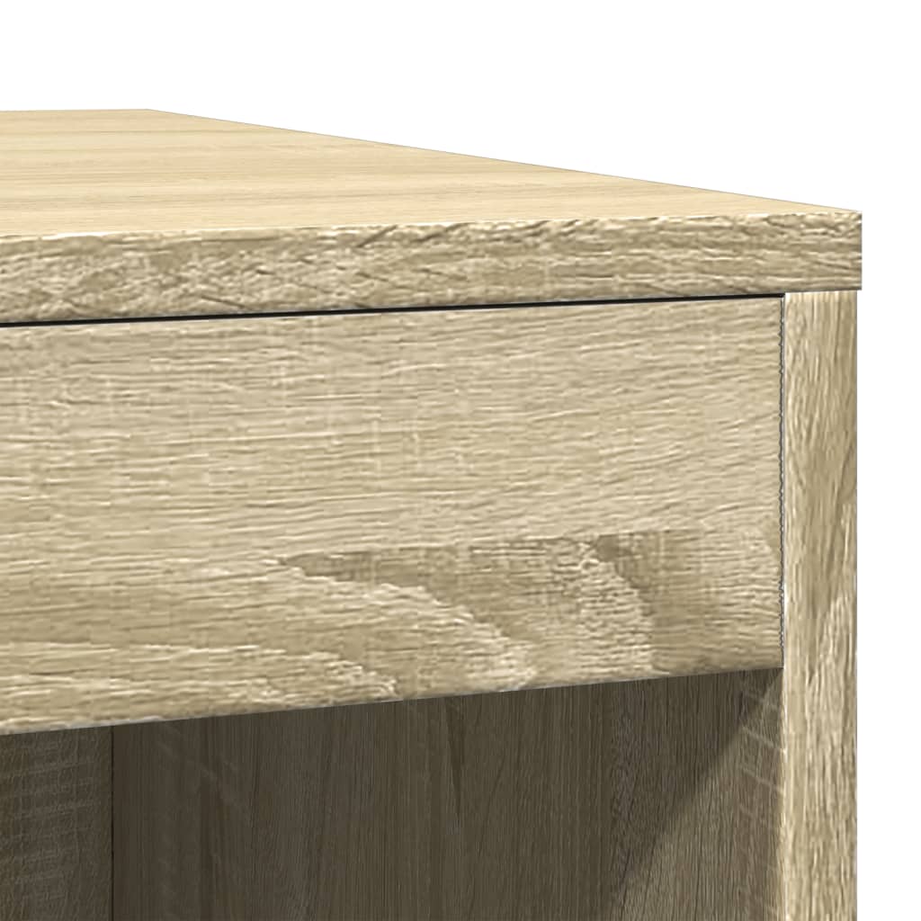 Cat Litter Box Enclosure Sonoma Oak 47x59x42 cm Engineered Wood