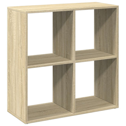 Room Divider Bookcase Sonoma Oak 69.5x29x69.5 cm Engineered Wood