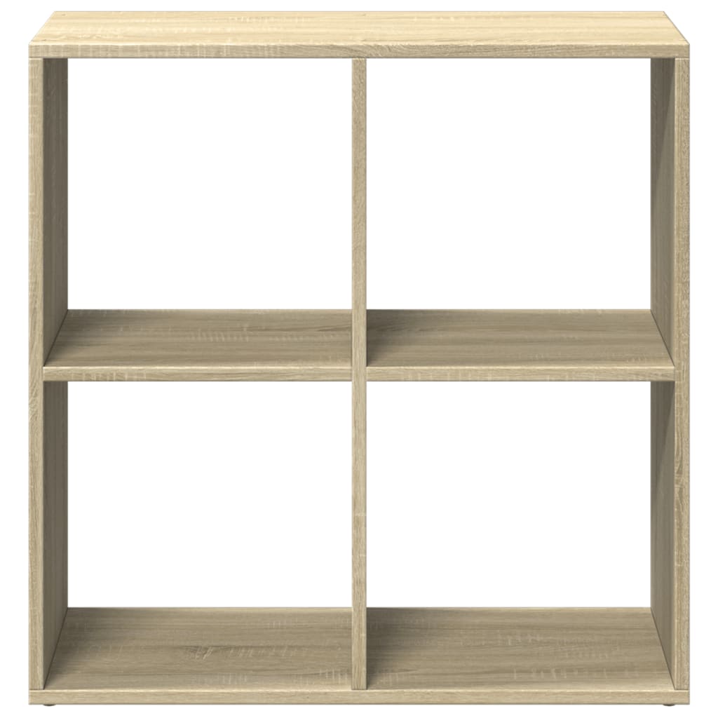 Room Divider Bookcase Sonoma Oak 69.5x29x69.5 cm Engineered Wood