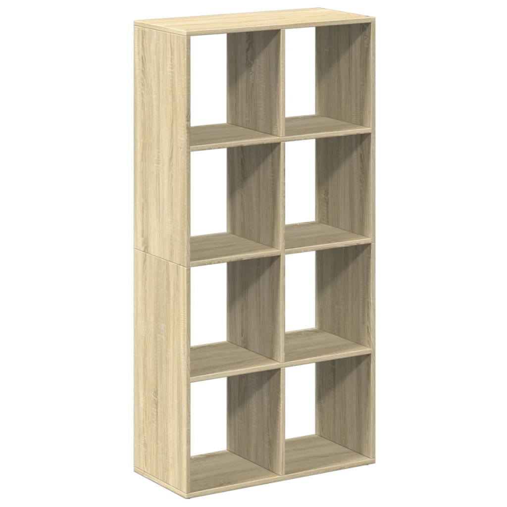 Room Divider Bookcase Sonoma Oak 69.5x29x137.5 cm Engineered Wood