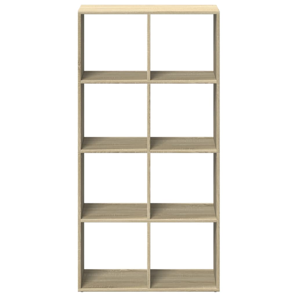 Room Divider Bookcase Sonoma Oak 69.5x29x137.5 cm Engineered Wood