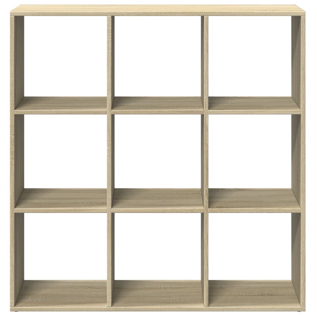 Room Divider Bookcase Sonoma Oak 102x29x103.5 cm Engineered Wood