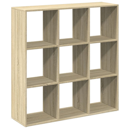 Room Divider Bookcase Sonoma Oak 102x29x103.5 cm Engineered Wood