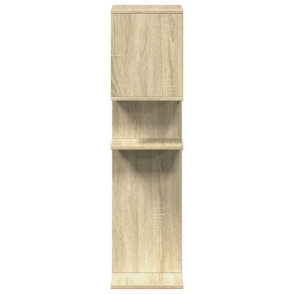 Room Divider Bookcase Sonoma Oak 92x29x112 cm Engineered Wood