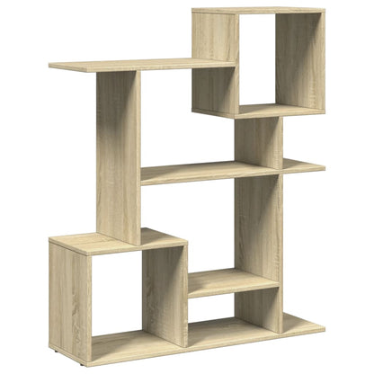 Room Divider Bookcase Sonoma Oak 92x29x112 cm Engineered Wood