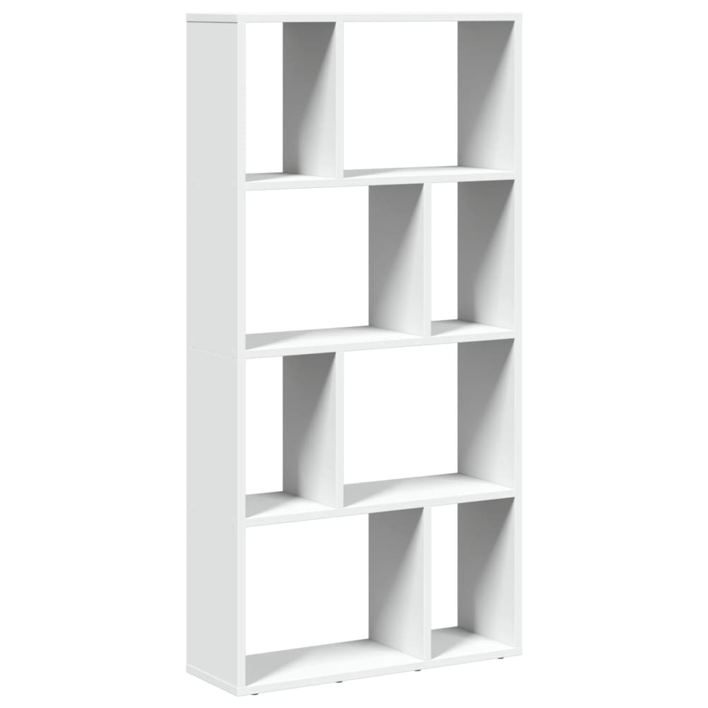 Bookcase White 60x20x120 cm Engineered Wood