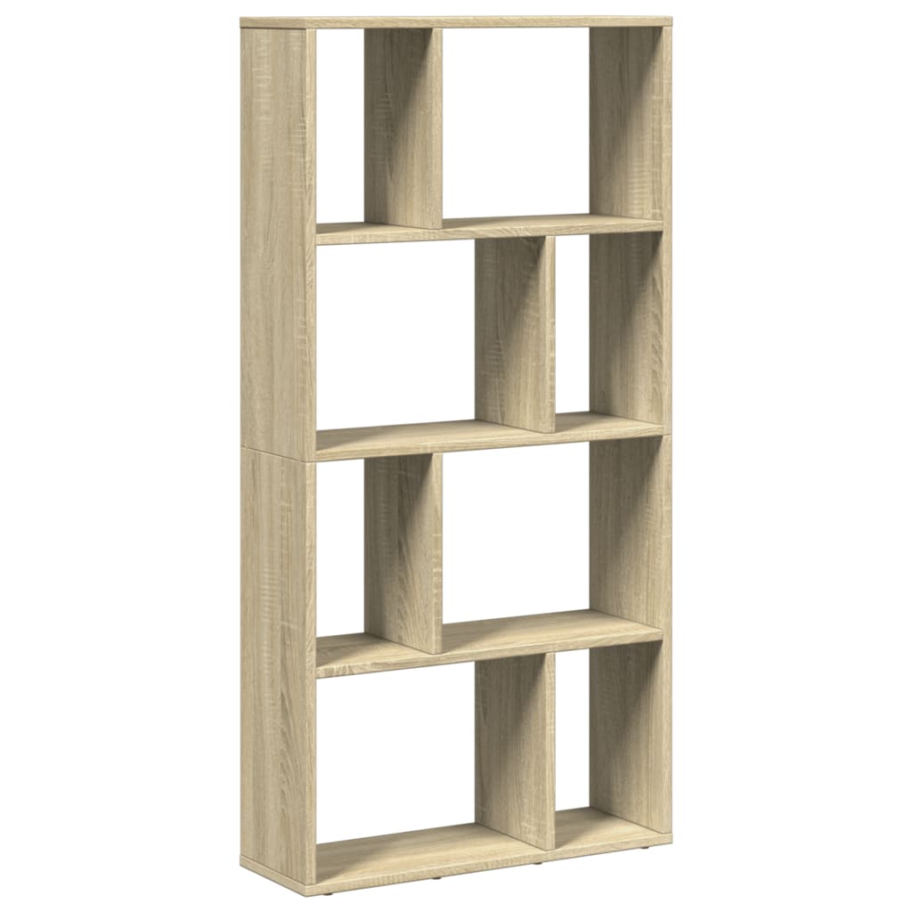 Bookcase Sonoma Oak 60x20x120 cm Engineered Wood