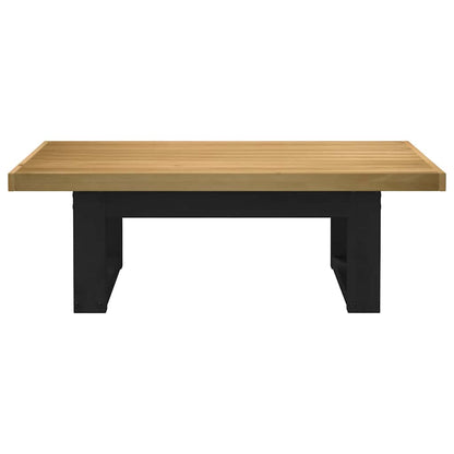 Coffee Table NOAIN U-Shaped Legs 120x60x40 cm Solid Wood Pine