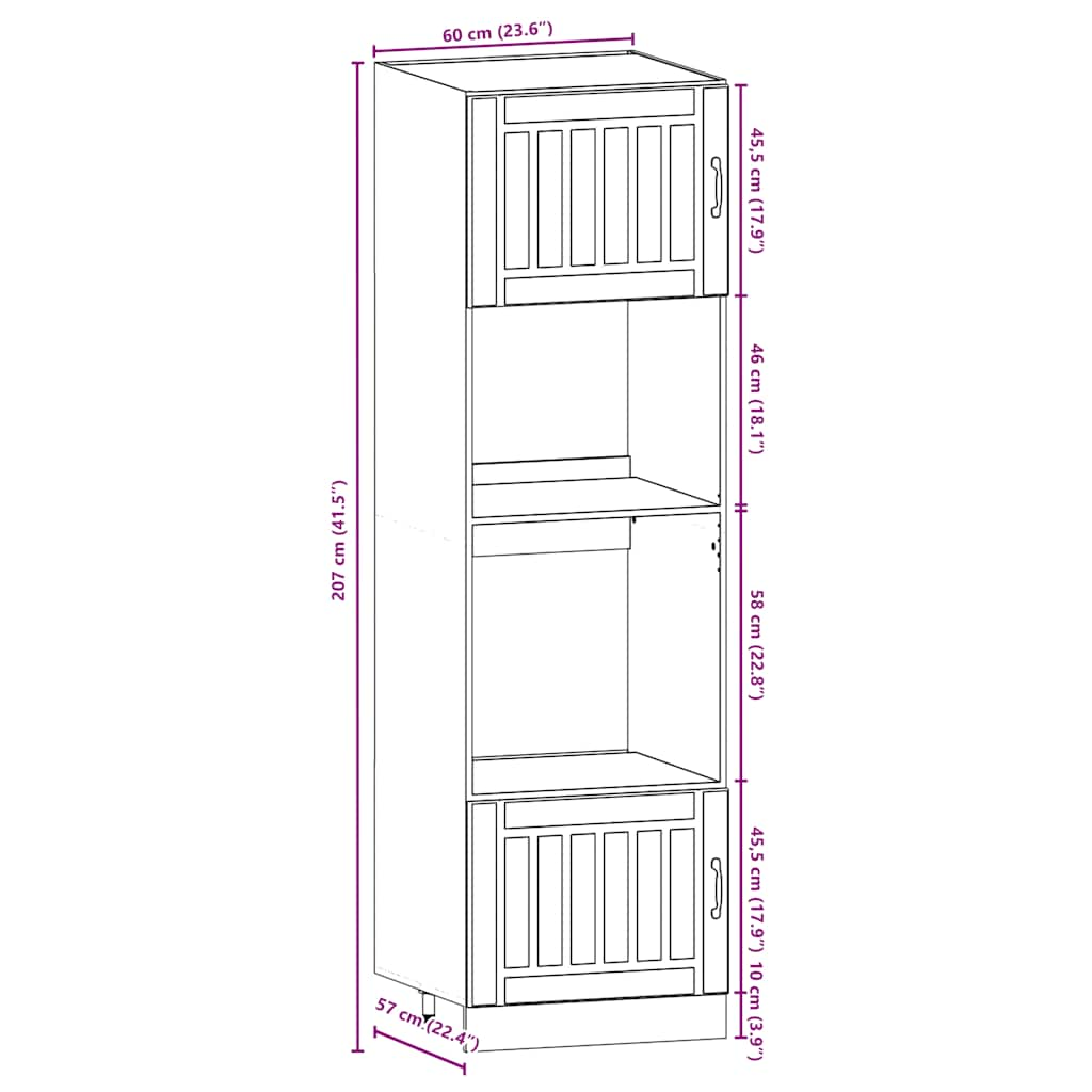 7 Piece Kitchen Cabinet Set Kalmar Artisan Oak Engineered Wood