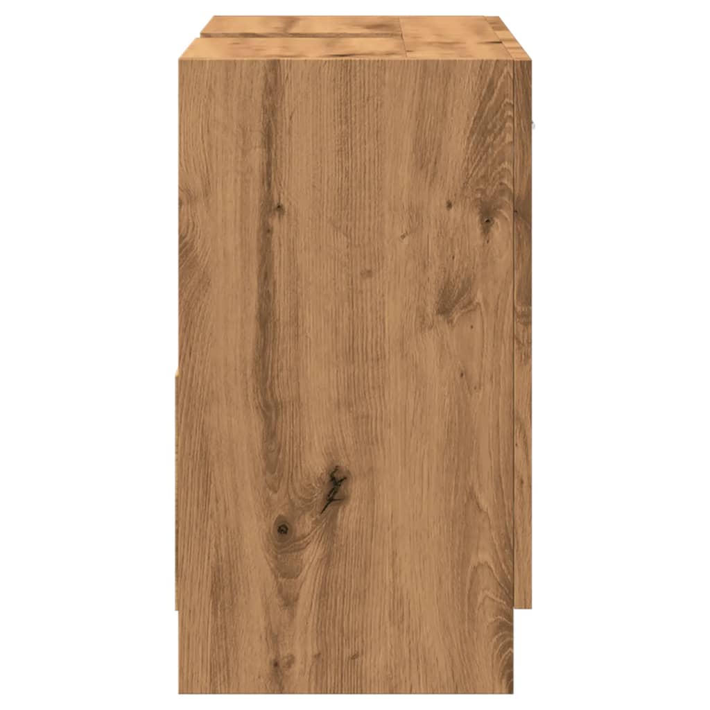 Sink Cabinet Artisian Oak 63x30x54 cm Engineered Wood