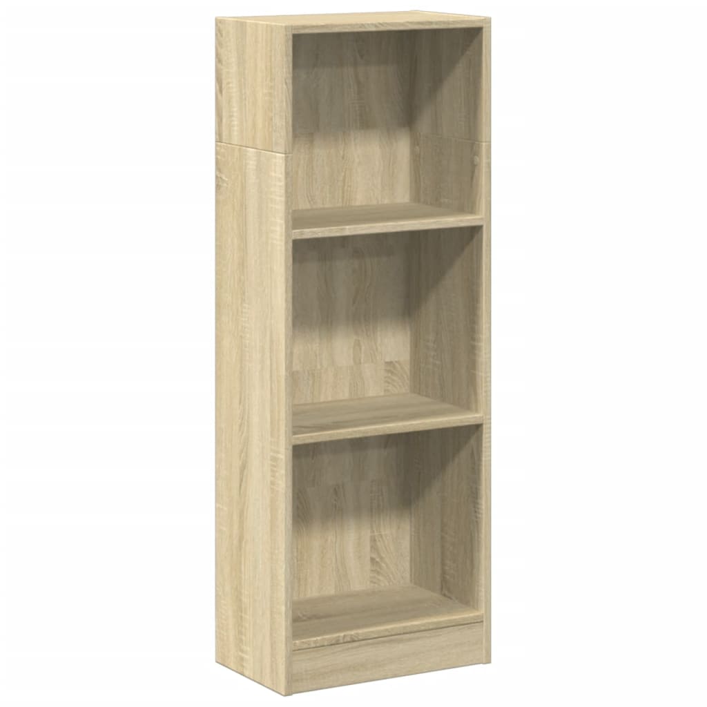 Bookcase Sonoma Oak 40x24x109 cm Engineered Wood