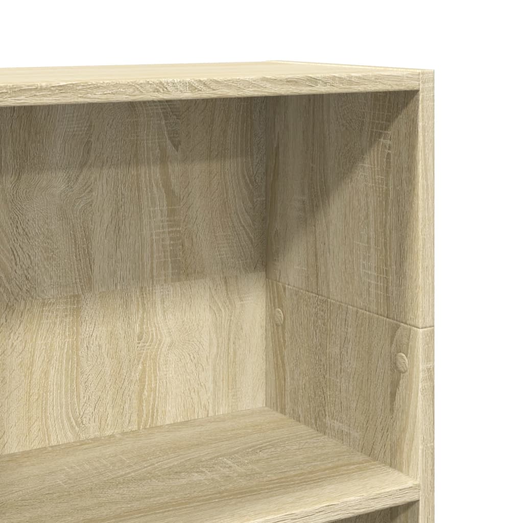 Bookcase Sonoma Oak 40x24x109 cm Engineered Wood