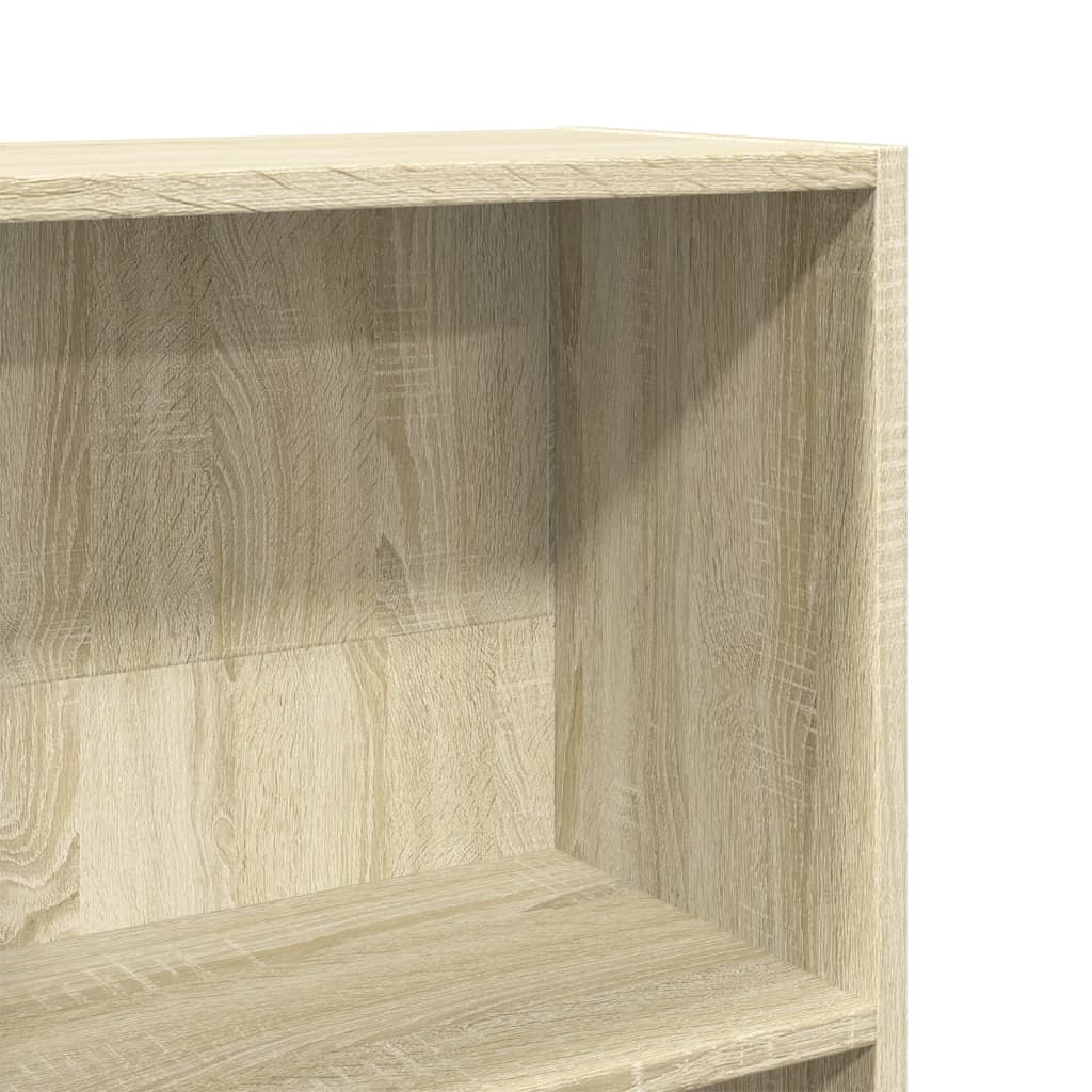 Bookcase Sonoma Oak 40x24x143 cm Engineered Wood