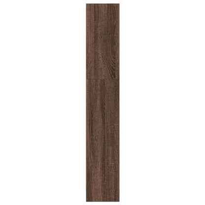 Bookcase Brown Oak 40x24x143 cm Engineered Wood