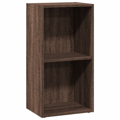 Bookcase Brown Oak 40x30x77 cm Engineered Wood